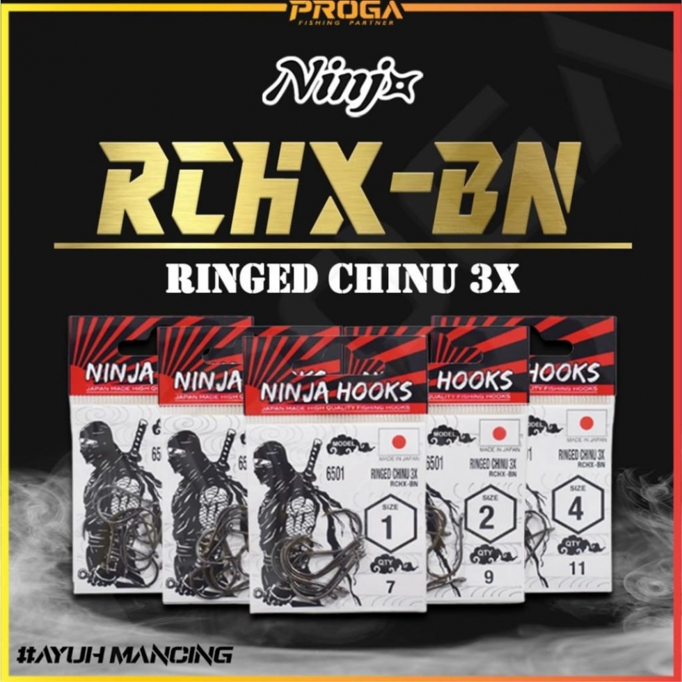 6501 RCHX-BN RINGED CHINU X NINJx HOOK