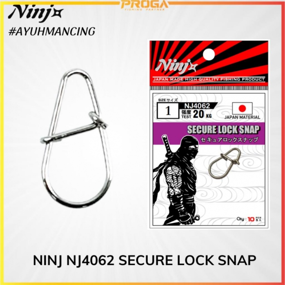 NINJ NJ4062 High Quality Fishing Secure Lock Snap