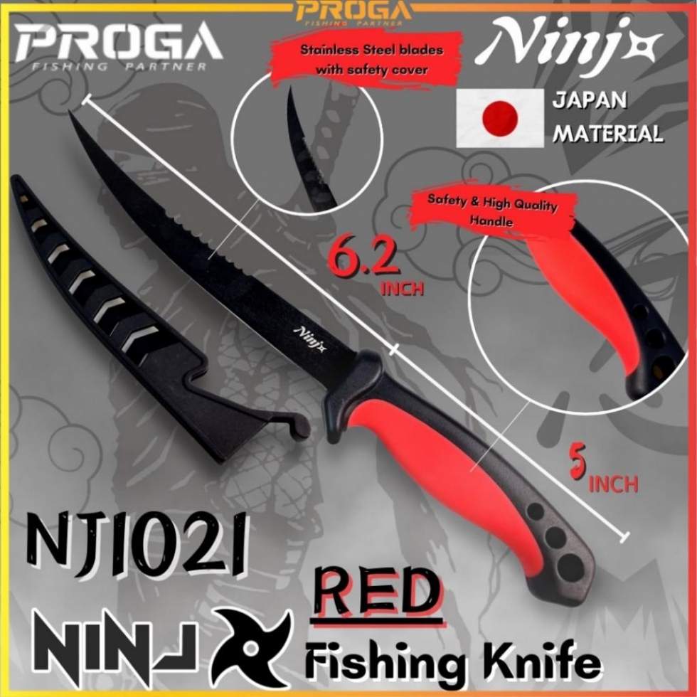 NINJ NJ1011/NJ1021 Japan Made High Quality Stainless Steel Fishing Knife