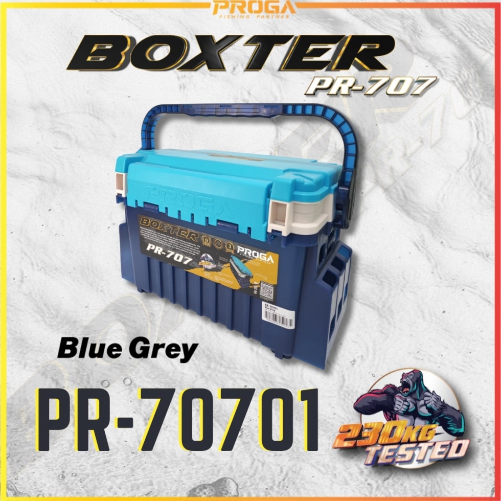 PR-707 PROGA BOXTER TACKLE FISHING BOX(3 YEAR WARRANTY)