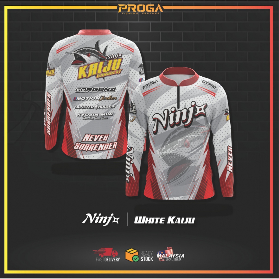 NINJ+ KAIJU LONG SLEEVE SHIRT (3 COLOUR)