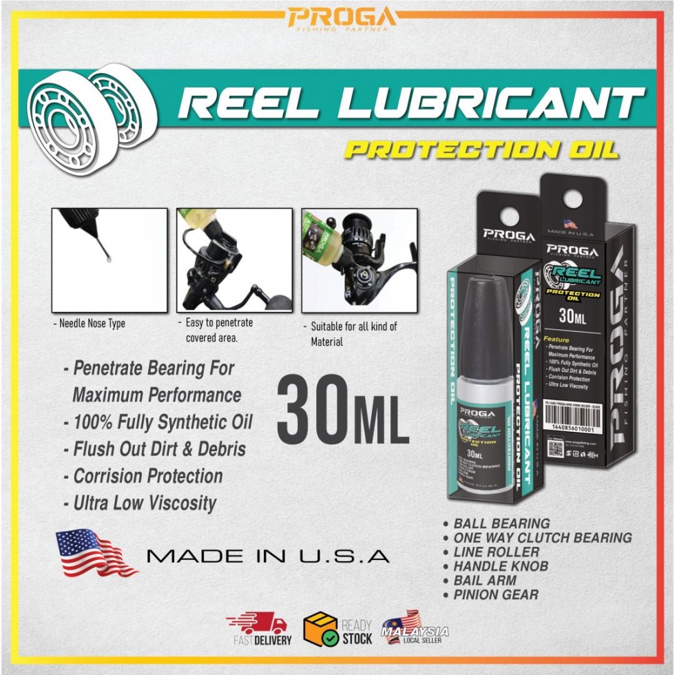 PROGA 30ML REEL LUBRICANT [PRECISION HIGH SPEED OIL / PROTECTION OIL] MADE IN USA