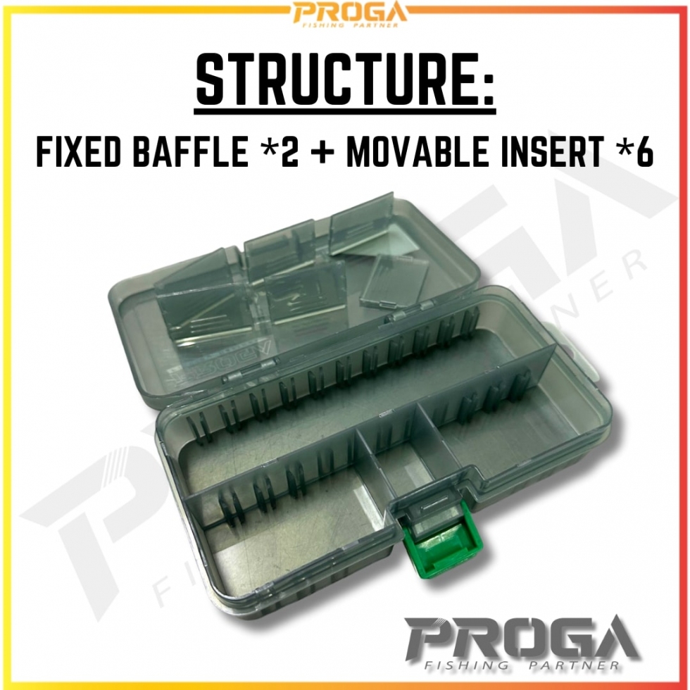 PROGA PR-B/C502-802 TACKLE CASE {BLACK/CLEAR}