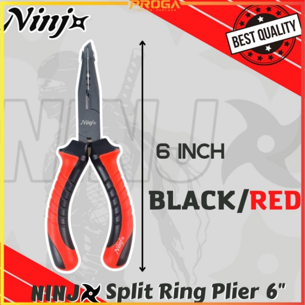 NINJ NJ8005 Split Ring Fishing Plier 6″