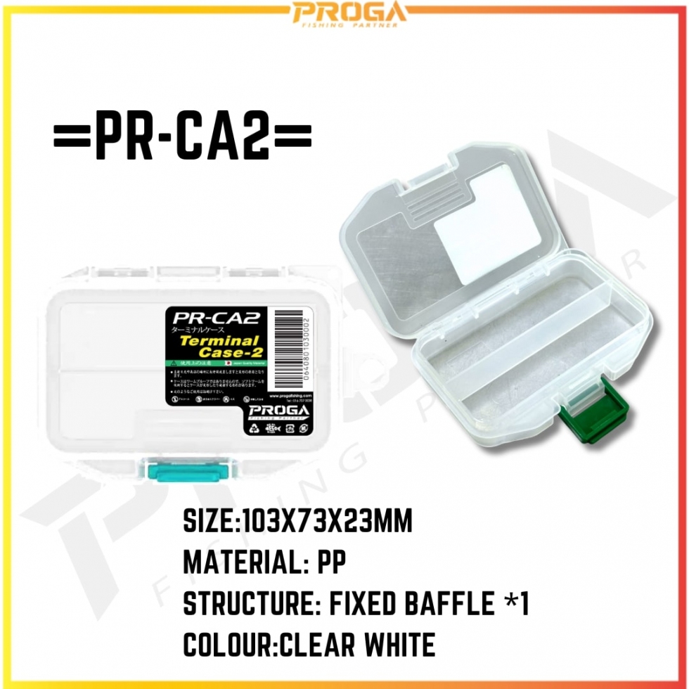 PROGA PR-CA2/B3/CC4 TERMINAL TACKLE CASE {CLEAR}