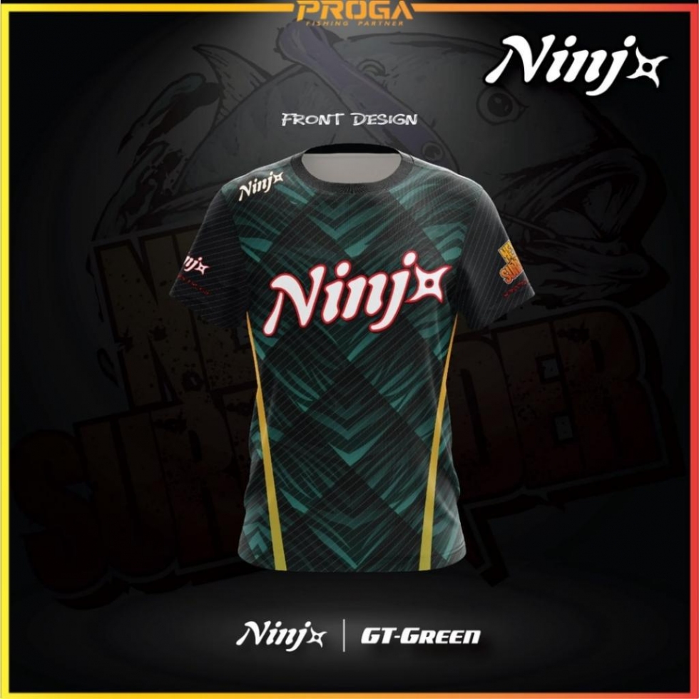 NINJ+ GT GREEN SHORT SLEEVE SHIRT #M-3XL