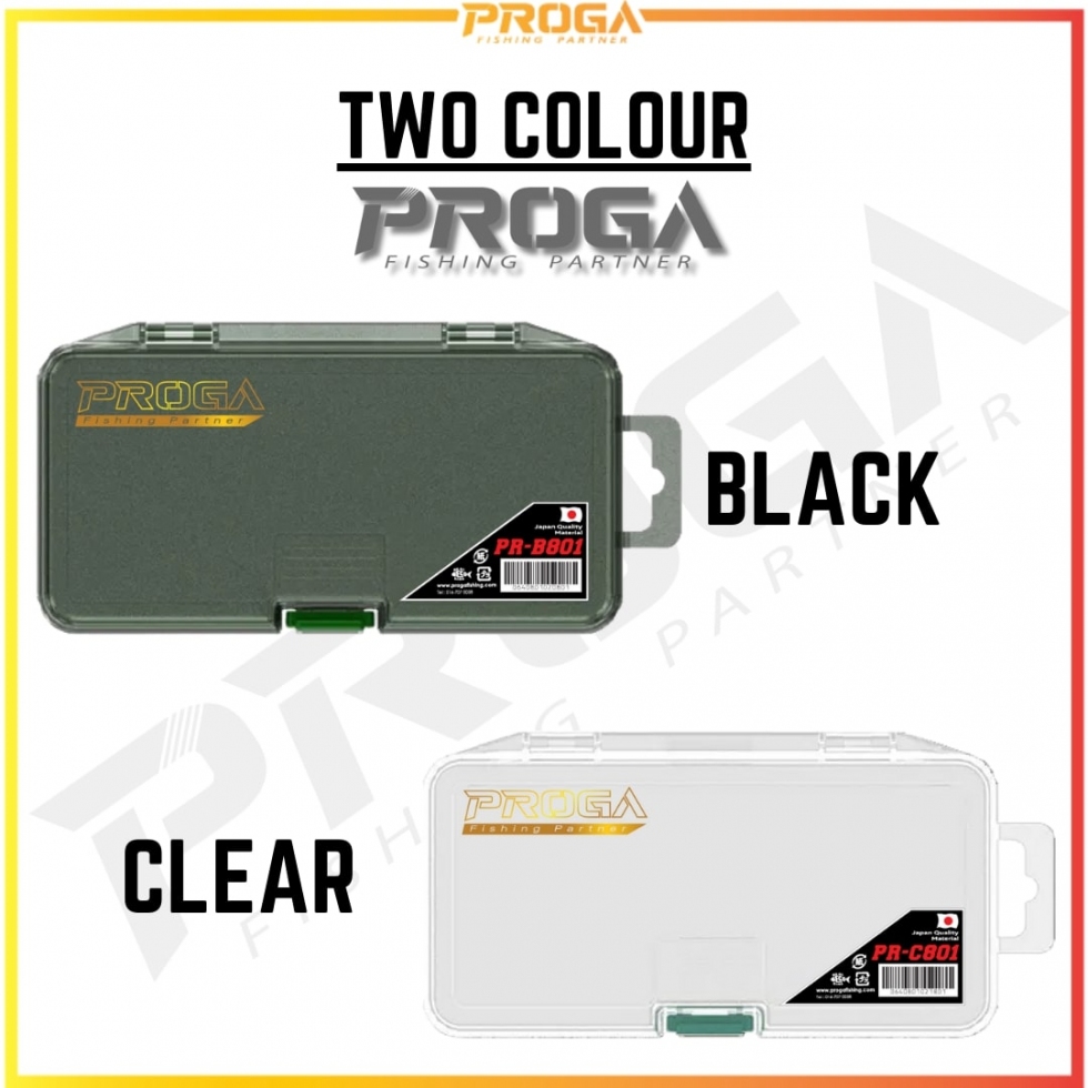 PROGA PR-B/C501-801 TACKLE CASE {BLACK/CLEAR}