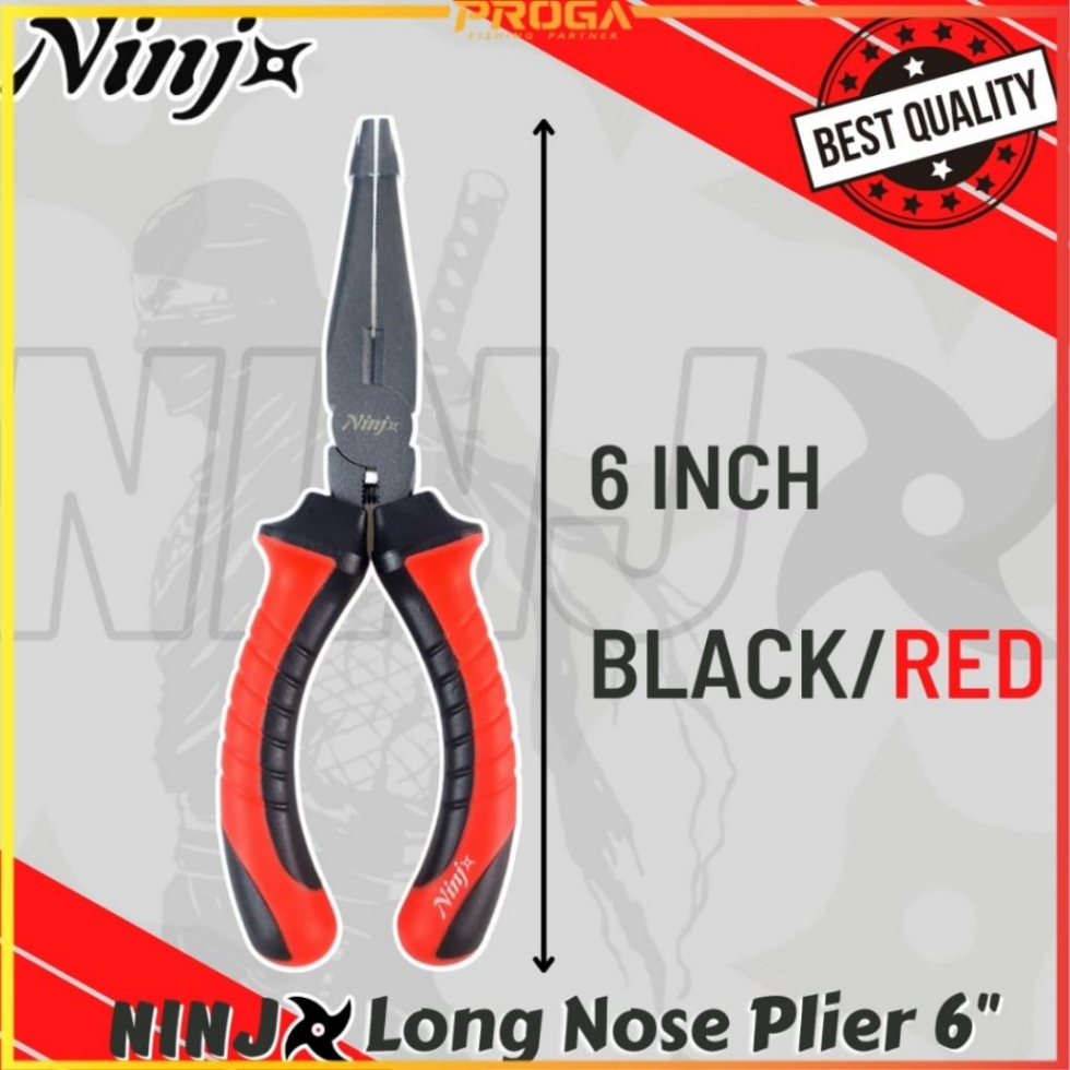 NINJ NJ8003 Long Nose Fishing Plier 6″