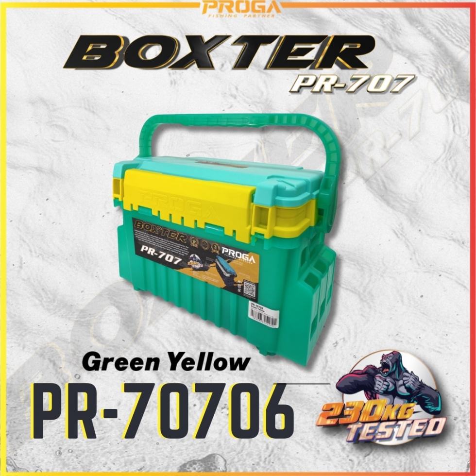 PR-707 PROGA BOXTER TACKLE FISHING BOX(3 YEAR WARRANTY)